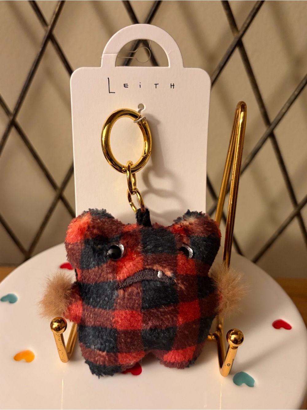 Stuffed Monster Bag Charm Nwt